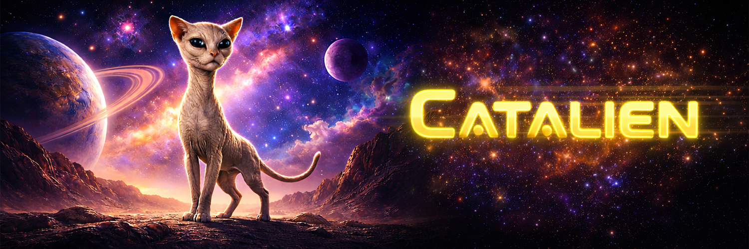 Cat Alien Banner